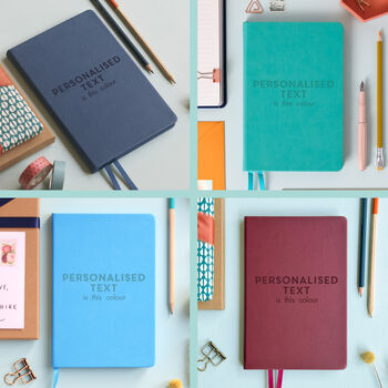 And Breathe Personalised Luxury Journal Notebook, 8 of 12