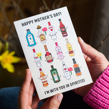 'With You In Spirit' Mother's Day Card, 3 of 4