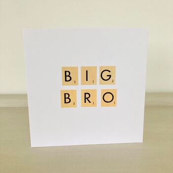 Big Bro / Brother Handmade Birthday Card, 3 of 3