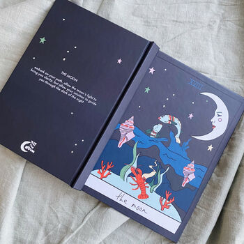 Personalised 'The Moon' Tarot Inspired Journal, 5 of 8