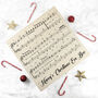 Personalised Have Yourself A Merry Christmas Eve Box, thumbnail 1 of 6