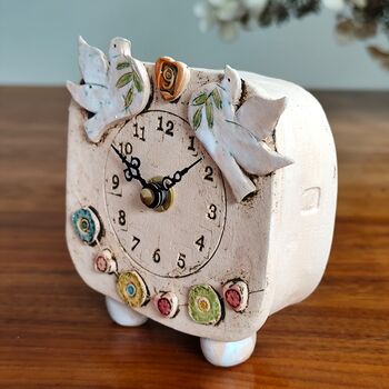 9th Wedding Anniversary Gift Mantel Clock, 4 of 7