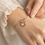 Rose Gold Plated Friendship Knot Bangle, thumbnail 4 of 10