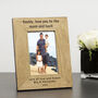 Daddy Love You To The Moon And Back Picture Frame, thumbnail 1 of 2