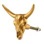 Buffalo Desert Skull Brass Effect Drawer Knob, thumbnail 4 of 5
