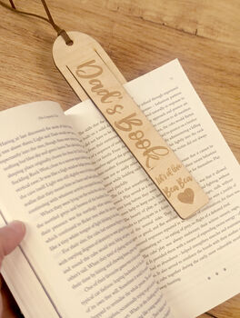 Dad's Wooden Bookmark, 2 of 3