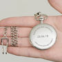 Personalised Wedding Day Pocket Watch, thumbnail 5 of 7