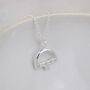 Sterling Silver Beaded Spinner Pendant, thumbnail 4 of 5