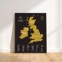 UK Scratch Map Travel Tracker Gifts, thumbnail 4 of 10