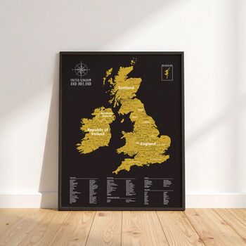 UK Scratch Map Travel Tracker Gifts, 4 of 10
