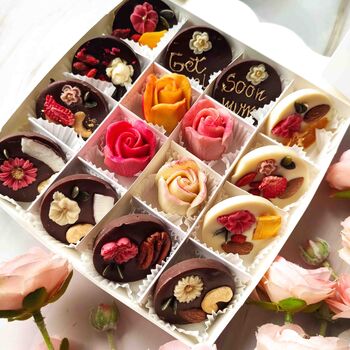 Vegan Chocolate Roses, Artisan Handmade Flowers Gift, 8 of 9