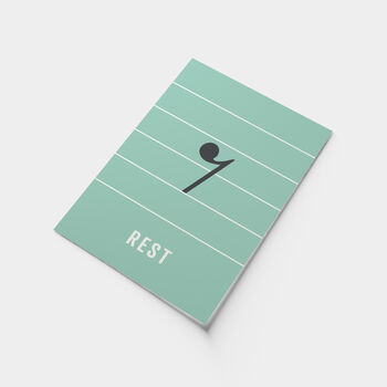 Note Rest Print | Eighth Note Quaver, 2 of 8