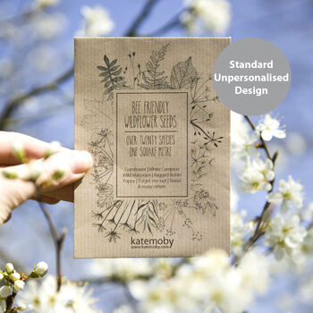 Father's Day Gift Personalised Wildflower Seed Packet, 4 of 9