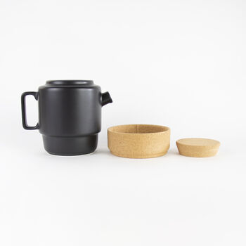 Eco Cork + Ceramic Teapot, 7 of 8