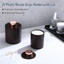 Two Pack Of Bronze Metal Round Jar With Lid, thumbnail 6 of 7