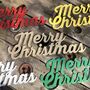 Merry Christmas Sign Mantle Decoration Ornament, thumbnail 2 of 10