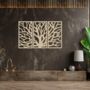 Modern Three Panel Tree Of Life Wooden Wall Art, thumbnail 1 of 12