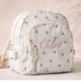 Personalised Embroidered Ditsy Floral Girls Rounded Backpack, thumbnail 4 of 5
