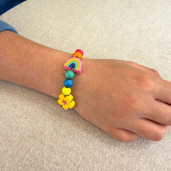 Rainbow Bloom Bracelet Making Kit, 4 of 7