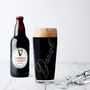 Personalised Wedding Usher Beer Glass, thumbnail 2 of 4
