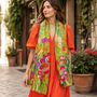 Colourful Wildflower Meadow Scarf Gift For Her — Personalised Gift Card And Gift Box Option, thumbnail 6 of 12