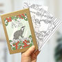 A To Z Of Wildlife Colouring In Postcard Set, thumbnail 1 of 1
