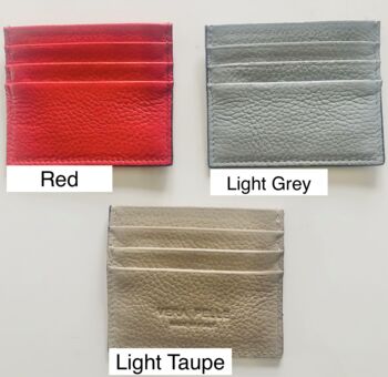 Personalised Leather Cardholder Gift Idea, 8 of 12