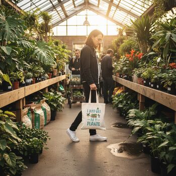 Funny 'I just wet my plants' Tote Bag, 2 of 9