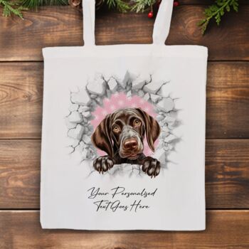Personalised Christmas German Pointer Break Through, 10 of 11