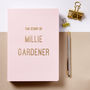 Personalised Gold Foil Name A5 Notebook, thumbnail 4 of 8