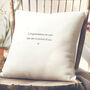 Personalised Graduation Cushion, thumbnail 2 of 5