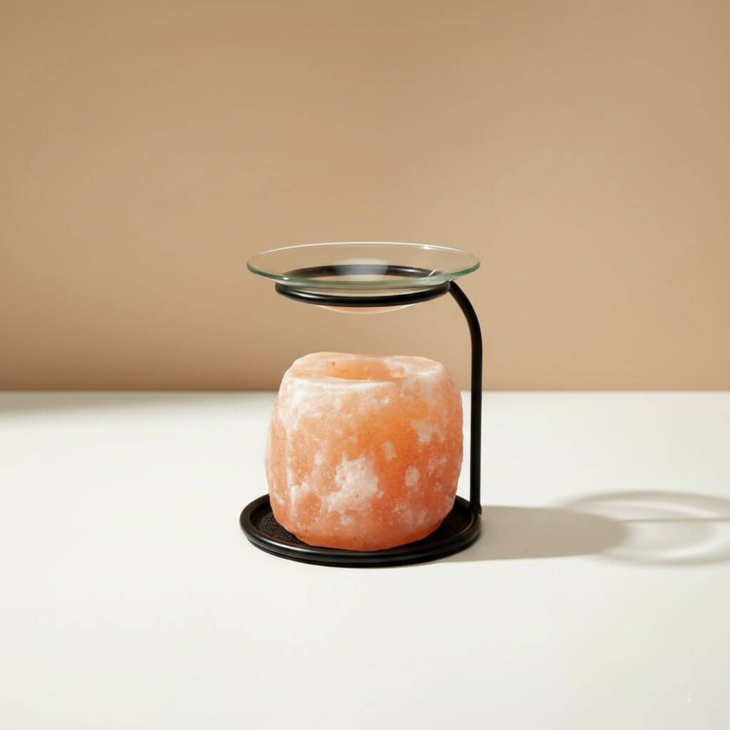 Himalayan Salt Crystal Oil Burner And Wax Melter, 1 of 8