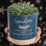 Personalised Grandparents Indoor Plant Pot, thumbnail 3 of 9