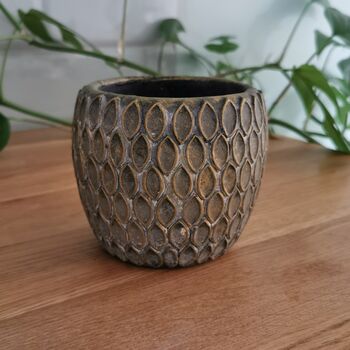 Moroccan Style Decorative Ceramic Planter / Plant Pot, 2 of 3