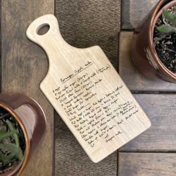 Personalised Hand Written Recipe Paddle Board, 2 of 6