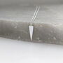 Sterling Silver Triangle Drop Necklace, thumbnail 2 of 8