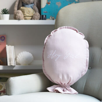 Personalised New Baby Balloon Cushion, 8 of 8