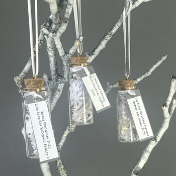 Miniature Christmas Snowflake Personalised Decoration, 3 of 12