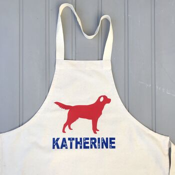 Personalised Apron Set Adult And Child, 6 of 9