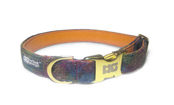 Scout's Warm Colours Dog Collar Bow Tie And Lead Set, 2 of 3
