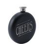 Dapper Chap 'Down The Hatch' Black 6oz Hip Flask | Gift Boxed, thumbnail 3 of 5