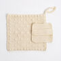 Face Cloth And Scrub Pad Beginner Crochet Kit, thumbnail 6 of 10