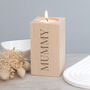 Personalised Wooden Tealight Holder, thumbnail 2 of 4