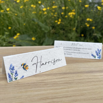 Plantable Wedding Place Cards And Favours, 5 of 5