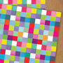 Little Squares Gift Wrap Two Sheets, thumbnail 1 of 7