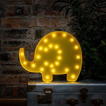 Yellow Elephant LED Night Light, 6 of 6