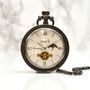 Bronze Open Face Personalised Pocket Watch, thumbnail 2 of 4