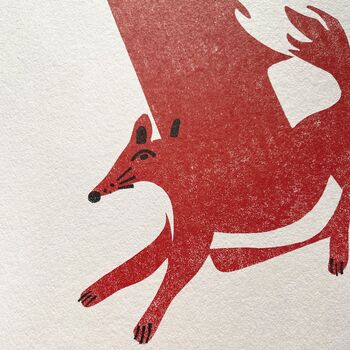 F For Fox Children's Initial Print, 2 of 3