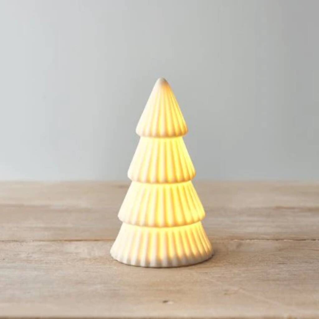 LED Ceramic White Tree By Grey Star Interiors   Original Led Ceramic White Tree 