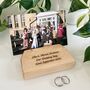 Personalised Beech Wood Photograph Holder, thumbnail 6 of 8